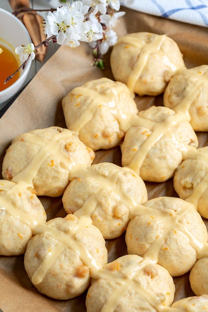 Traditionelle englische Brötchen