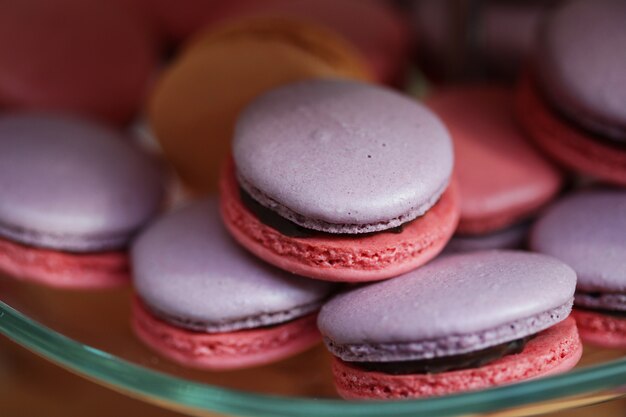 Traditionelle französische Macarons