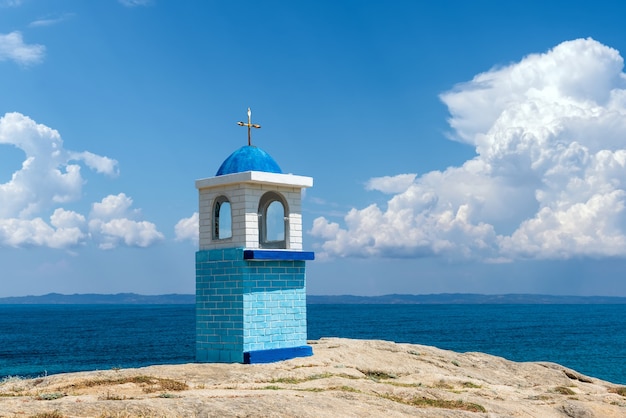 Traditionelle griechische kleine Kirche oder Kapelle