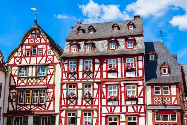 Traditionelle Häuser in Bernkastel Kues