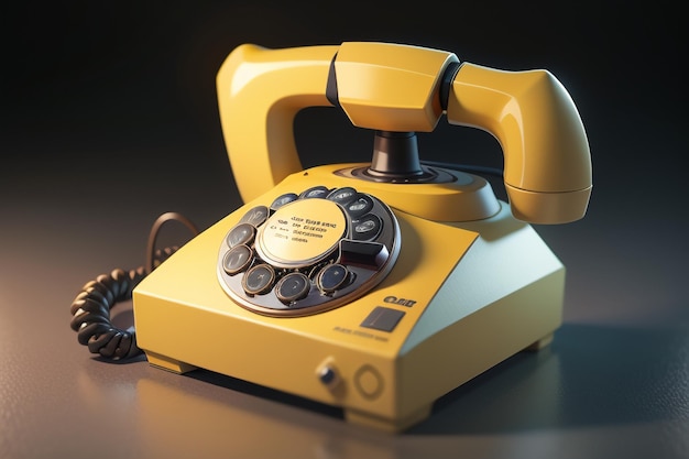 Traditionelle handgekurbelte Telefon-Festnetz-Geschichte, klassische Retro-Stil, alte Telefon-Tapete