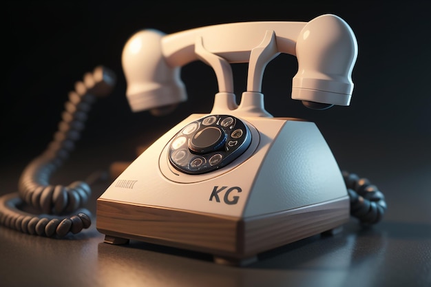 Foto traditionelle handgetriebene festnetztelefone geschichte klassischer retro-stil alte telefonwandpapier