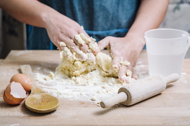 Traditionelle hausgemachte Pasta aus