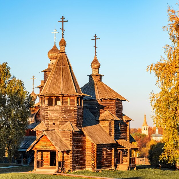 Traditionelle Holzkirche in Susdal