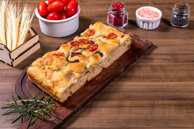 Traditionelle italienische Focaccia