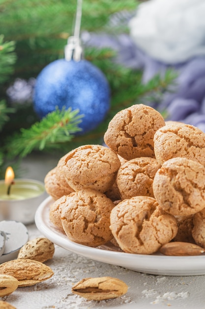 Traditionelle italienische Mandelgebäck - Amaretti