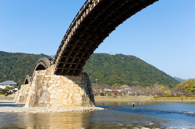 Traditionelle japanische Kintai-Brücke