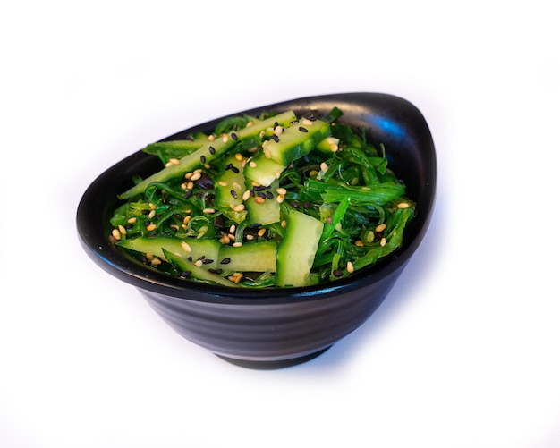 Traditionelle japanische Küche traditionelles asiatisches Essen Wakame Algensalat