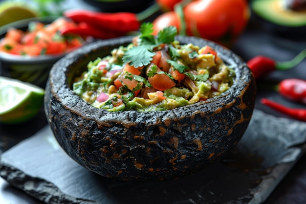 traditionelle mexikanische Guacamole KI generiert