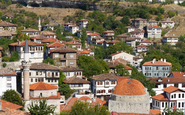 Traditionelle osmanische Häuser aus Safranbolu Türkei