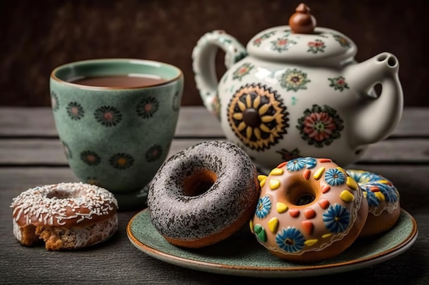 Traditionelle polnische Donuts Fetter Donnerstag Köstliche Berliner Donuts