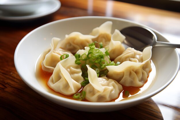 Traditionelle Wonton-Suppe