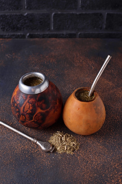 Traditioneller Argentinien Yerba Mate Tee