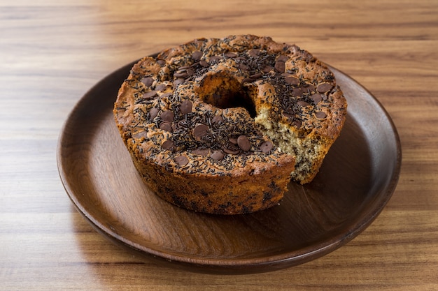 Traditioneller brasilianischer Kuchen namens Bolo Formigueiro