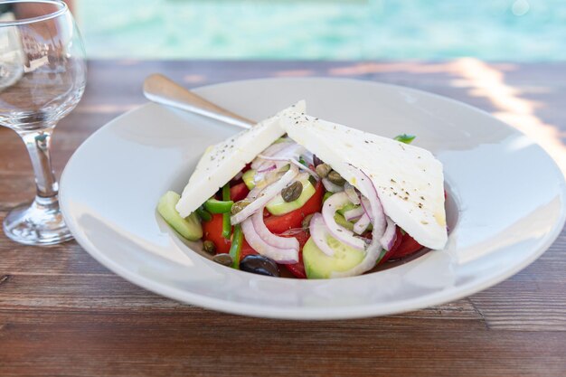 Traditioneller griechischer Salat Griechenland