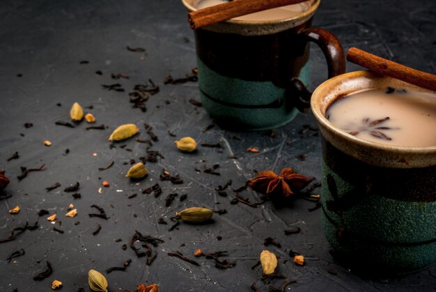 Traditioneller indischer Masala Chai