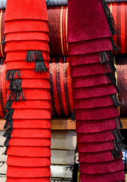 Traditioneller osmanischer Hut des türkischen Fez