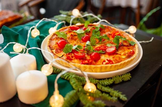 Traditioneller Weihnachts- oder Silvesterkuchen