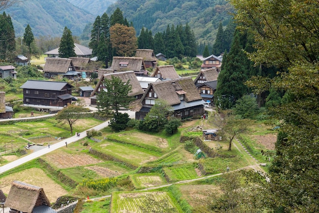 Traditionelles altes Haus in Shirakawago