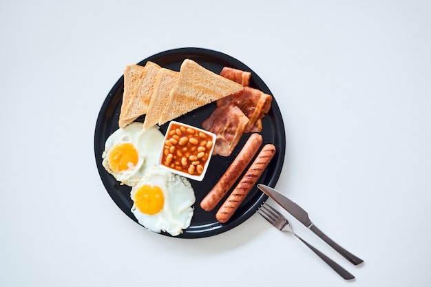 Traditionelles englisches Frühstück