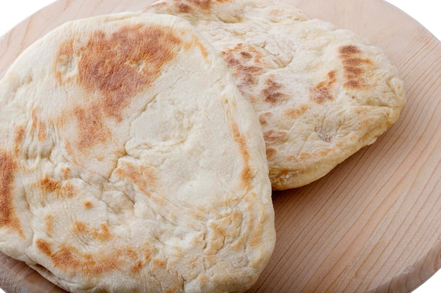Traditionelles Fladenbrot Frisches und leckeres hausgemachtes Brot