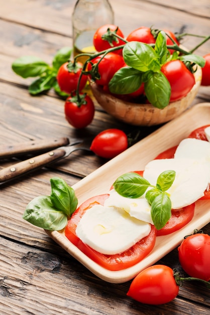 Traditionelles italienisches Gericht Caprese