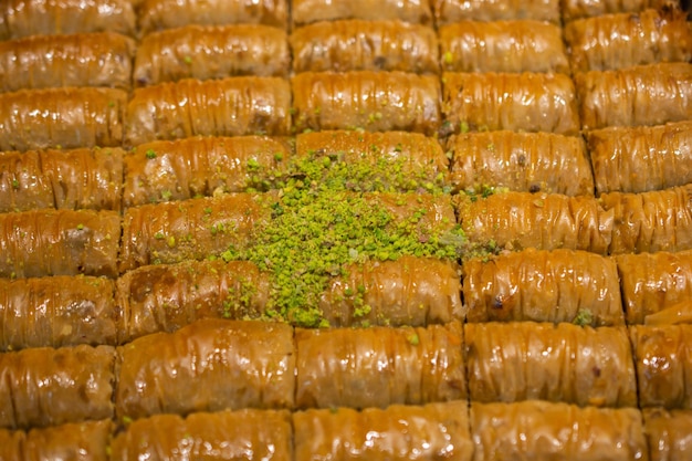 Traditionelles türkisches Dessert Baklava aus der Türkei