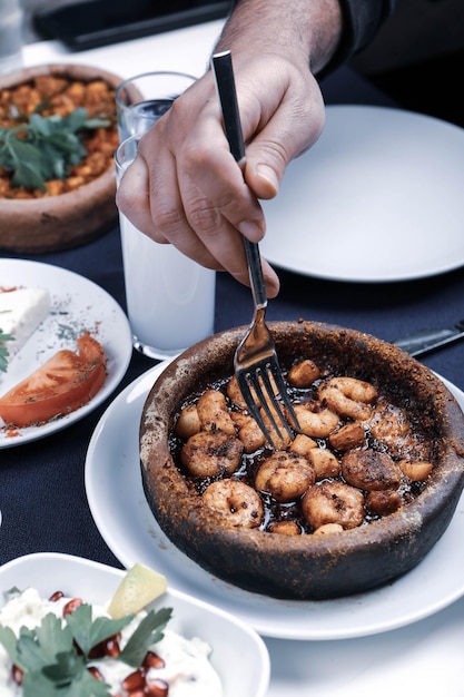 Traditionelles türkisches Essen