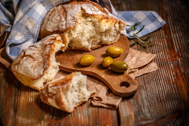 Traditionelles Weißbrot