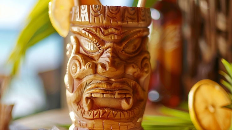 Foto trae el espíritu de la cultura tiki a tu elaboración de cócteles