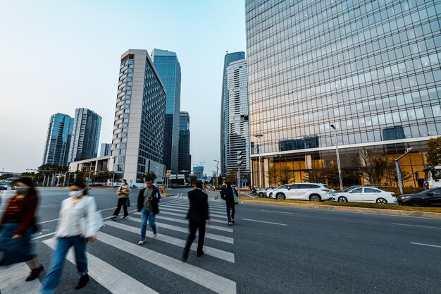 Foto del tráfico urbano