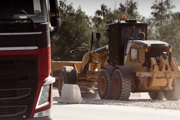 Traílla para carreteras Niveladora para construcción de carreteras