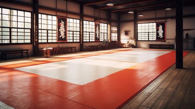 Trainingsmatten und Kampfsport im Dojo