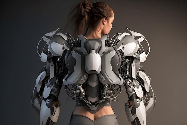 Traje de exoesqueleto robótico vestível Dispositivos robóticos vestíveis armadura de energia