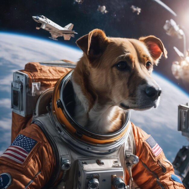 Foto traje espacial animal