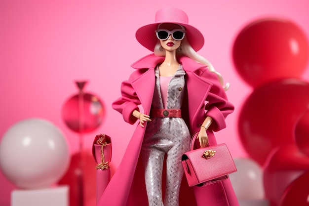 Traje de moda de Barbie