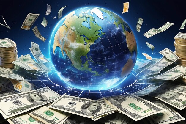 Transferência de dinheiro Bolsa de Valores Global