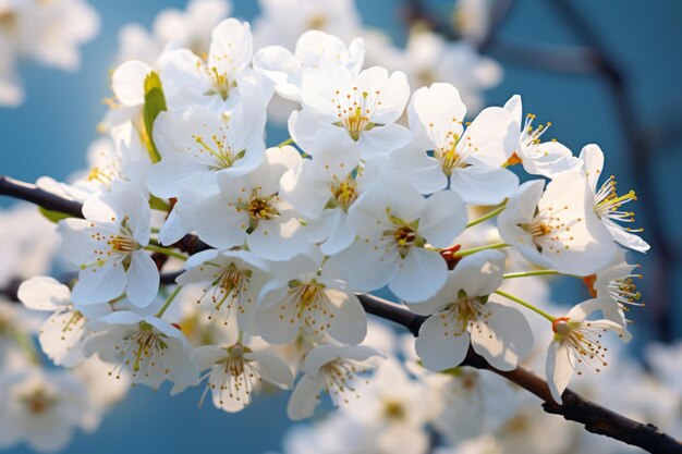 Transformação delicada Flores de cerejeira branca cativante em 32 proporções