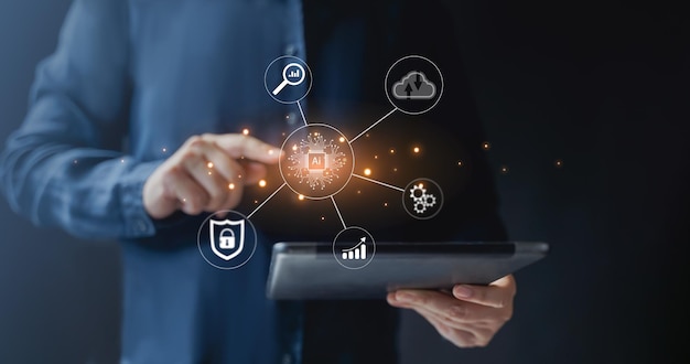 transformación digital gestión del cambio internet de las cosas nueva tecnología bigdata y estrategia de procesos de negocio gestión del servicio al cliente computación en la nube industria inteligente tecnología IA