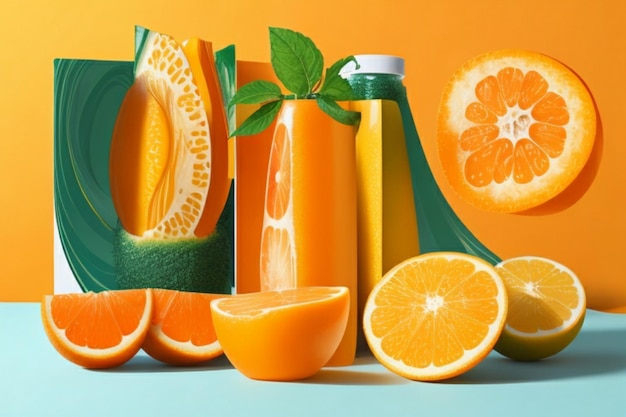 Transformar o seu conceito de vitamina C com o nosso prompt criativo e interessante imaginar uma gama