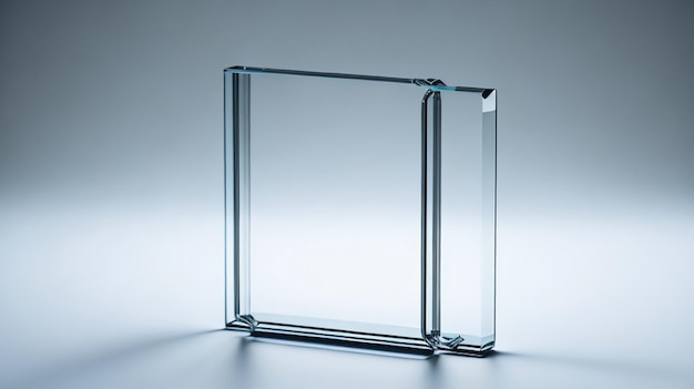 Transparente Platte Glas-Beschilderungstafel-Attrappe