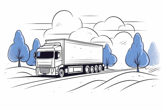 Transport von Autos, Lastwagen und Lastwagen