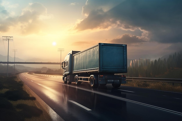 Transporte de camiões com veículos autónomos