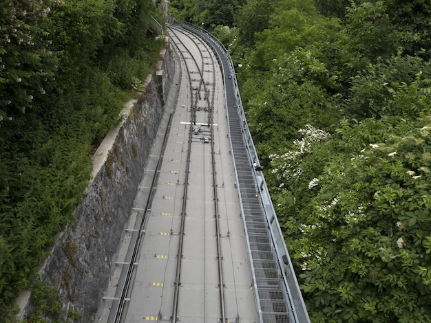 Transporte ferroviario funicular de Graz Austria