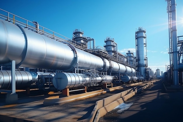 Transporte de gas petroquímico en la industria Pipeline AI