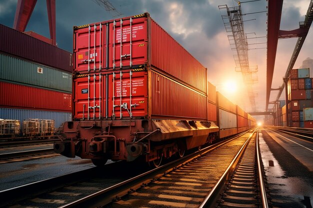 Foto transporte intermodal