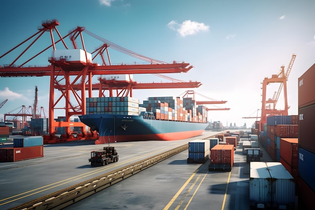 transporte marítimo de mercadorias contêineres navios de mercadorias porto transporte de mercadorias desembaraço aduaneiro contêiners termos