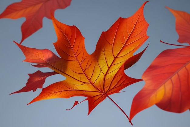 Transportieren Sie sich in ein magisches Herbstwunderland mit diesem realistischen 3D-Hintergrund