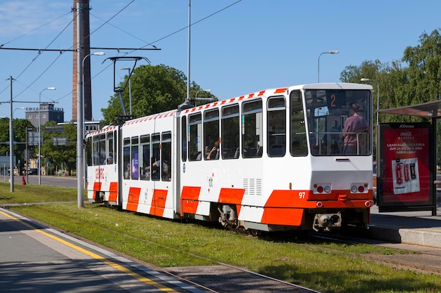 El tranvía en Tallin