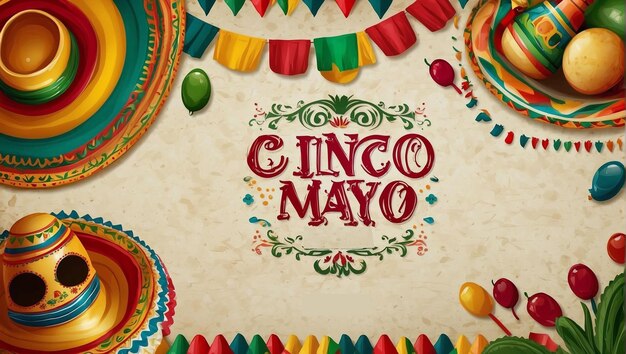 El trasfondo de Cinco De Mayo